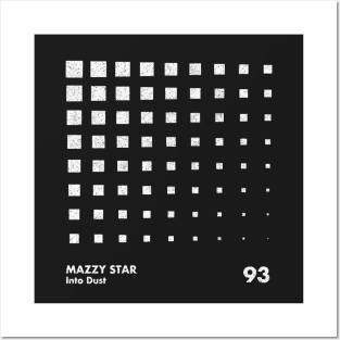 Mazzy Star / Into Dust / Minimal Graphic Design Art T-Shirt Posters and Art